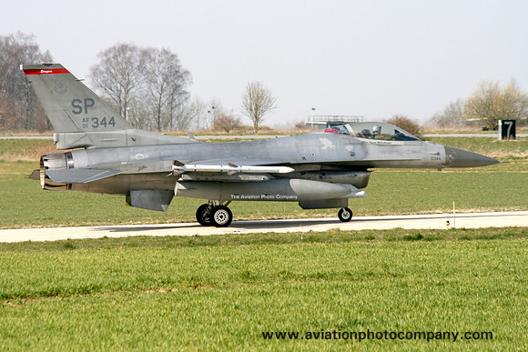 USAF 52 FW 22 FS General Dynamics F-16C Fighting Falcon 91-0344/SP (2007)