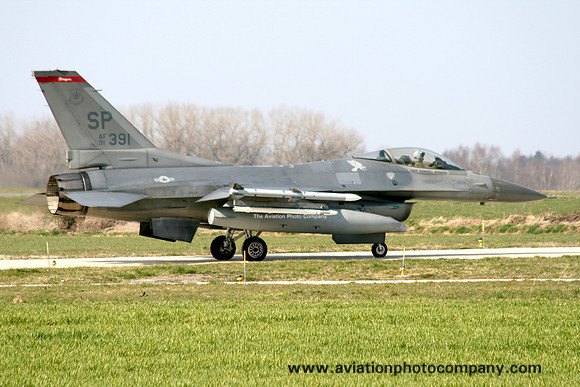 USAF 52 FW 22 FS General Dynamics F-16C Fighting Falcon 91-0391/SP (2007)