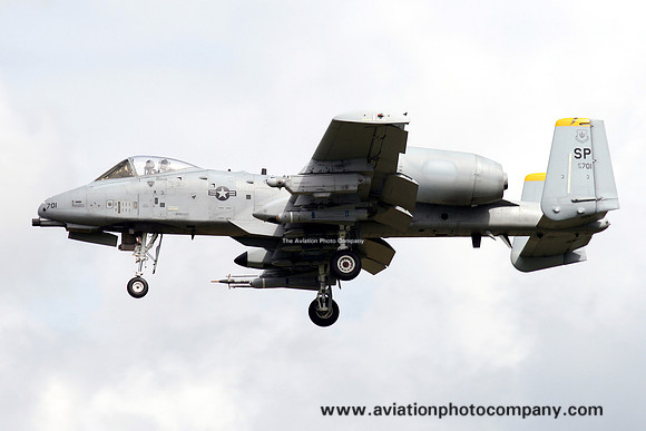 USAF 52 FW 81 FS Fairchild A-10A Thunderbolt 78-0701/SP (2007)