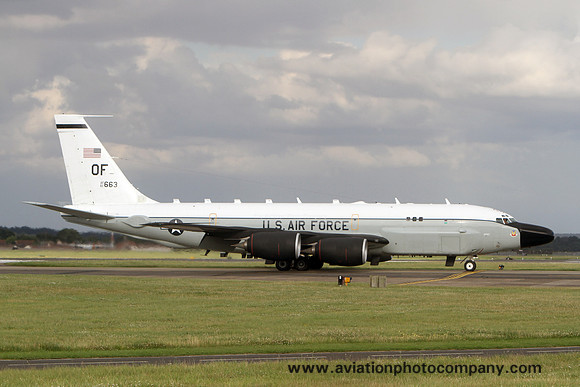 USAF 55 WG Boeing RC-135S Cobra Ball 61-2663/OF at RAF Mildenhall (2017)
