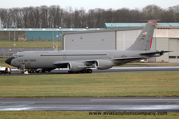 USAF Ohio ANG 121 ARW Boeing KC-135R Stratotanker 62-3511 at Prestwick (2017)