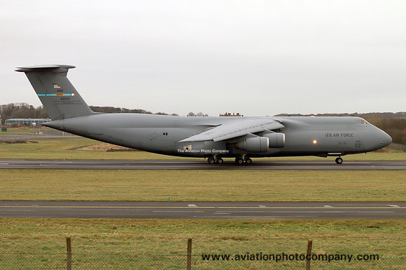 USAF 436/512 AW Lockheed C-5M Galaxy 86-0025 at Prestwick (2017)