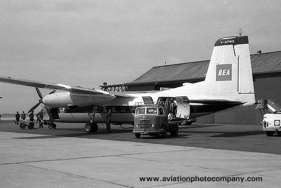 British European Airways Handley Page Herald G-APWD