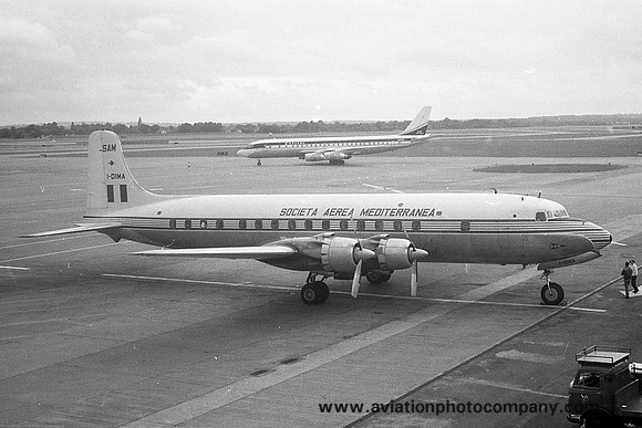 Societa Aerea Mediterranea Douglas DC-6B I-DIMA (1967)