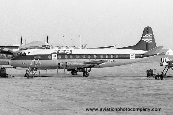 British European Airways Malta Vickers Viscount G-AOHK