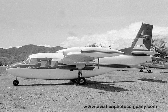 Ansett MAL Piaggio P-166AL-1 VH-GOB (1964)