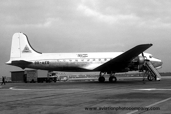 TMA of Lebanon Douglas DC-4 OD-AED at London Heathrow (1962)