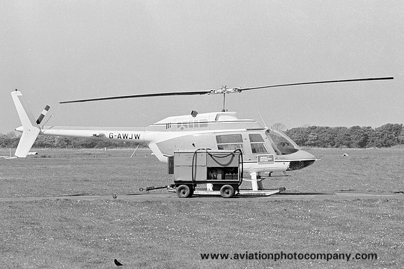 British Caledonian Helicopters Agusta-Bell 206B Jet Ranger II G-AWJW (1980)