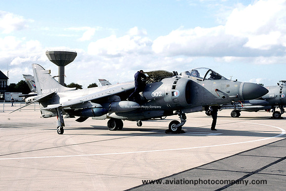 Royal Navy 801 Squadron BAe Sea Harrier F/A.2 ZE692/L002 at RNAS Yeovilton (1998)