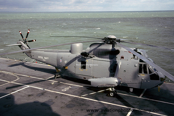 Royal Navy 814 Squadron Westland Sea King HAS.6 XV655 on board HMS Invincible (1998)