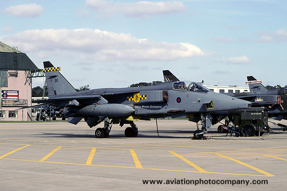 RAF 54 Squadron Sepecat Jaguar GR.1 XZ111/GO at RAF Coltishall (1998)