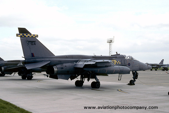 RAF 54 Squadron Sepecat Jaguar GR.1 XZ112/GA at RAF Coltishall (1998)