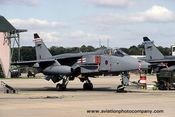 RAF 41 Squadron Sepecat Jaguar GR.1 XZ361/FJ at RAF Coltishall (1998)