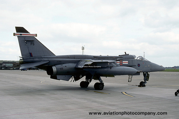 RAF 41 Squadron Sepecat Jaguar GR.1 XZ366/FJ at RAF Coltishall (1998)