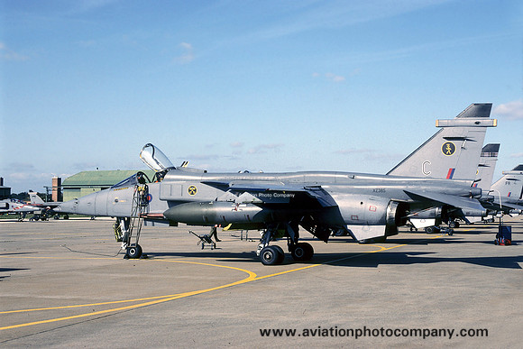 RAF 16 Squadron Sepecat Jaguar GR.1 XZ385/C at RAF Coltishall (1998)