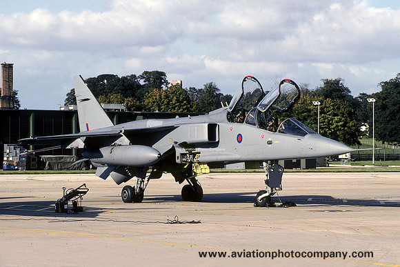 RAF Sepecat Jaguar T.2 XX829 at RAF Coltishall (1998)