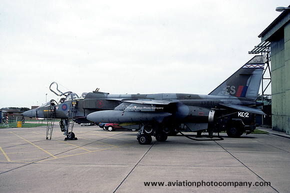 RAF 6 Squadron Sepecat Jaguar T.2 XX841/ES at RAF Coltishall (1998)