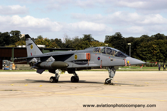 RAF 16 Squadron Sepecat Jaguar T.2 XX842/X at RAF Coltishall (1998)