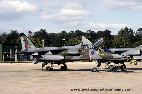 RAF 6 Squadron Sepecat Jaguar T.2 XX845/ET at RAF Coltishall (1998)