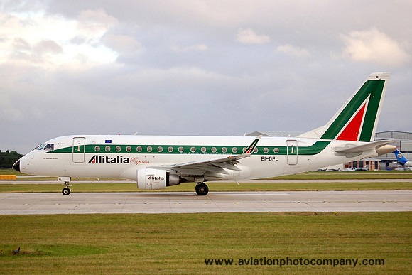 Alitalia Express Embraer ERJ-170LR EI-DFL at Manchester (2006)