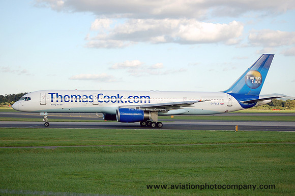 Thomas Cook Airlines UK Boeing 757-28A G-FCLB at Manchester (2006)