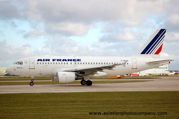 Air France Airbus A319-111 F-GRHO at Manchester (2006)