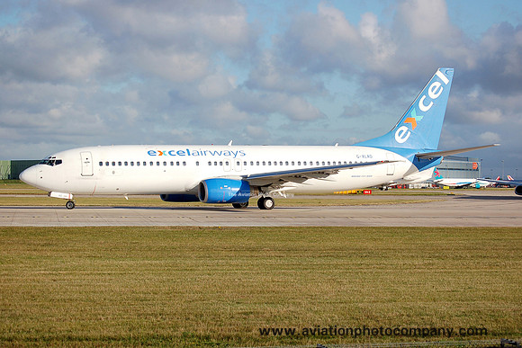 Excel Airways Boeing 737-81Q G-XLAD at Manchester (2006)