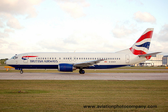 British Airways Boeing 737-436 G-DOCY at Manchester (2006)