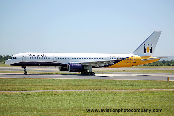 Monarch Airlines Boeing 757-2T7 G-MOND at Manchester (2006)