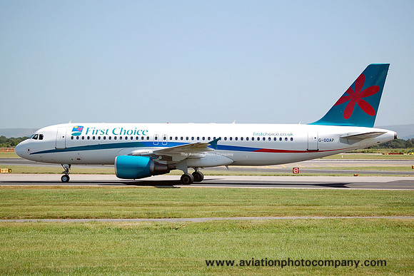 First Choice Airways Airbus A320-214 G-OOAP at Manchester (2006)