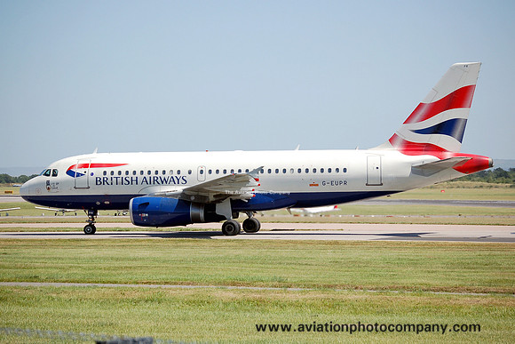 British Airways Airbus A319-131 G-EUPR at Manchester (2006)