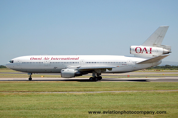 Omni Air International Douglas DC-10-30 N720AX at Manchester (2006)