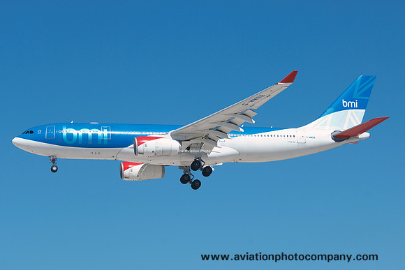 BMI British Midland International Airbus A330-243 G-WWBB at Manchester (2006)