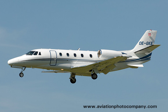 ABC Bedarfsflug Cessna 560XLS Citation Excel OE-GKE at Zurich (2017)