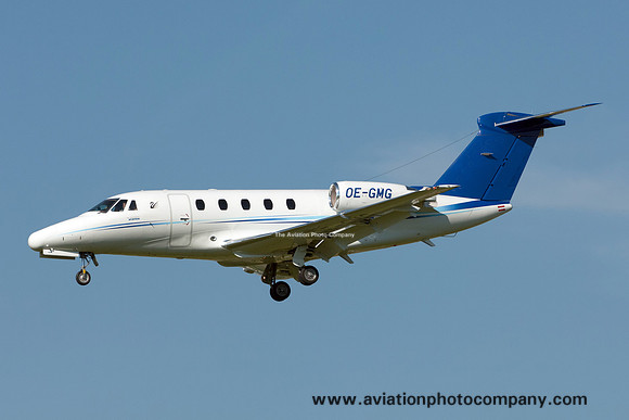 Tyrolean Jet Service Cessna 650 Citation VII OE-GMG at Zurich (2017)