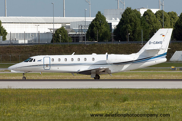 Aerowest GmbH Cessna 680 Citation Sovereign D-CAWS at Munich (2017)