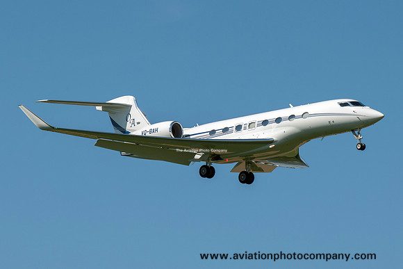 International Jet Management Gulfstream G650 VQ-BAH at Zurich (2017)