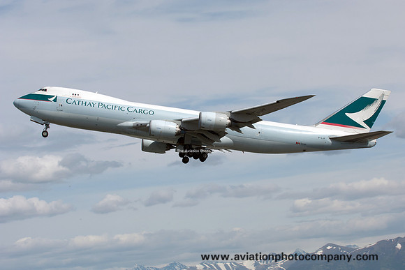 Cathay Pacific Cargo Boeing 747-867F B-LJF at Anchorage (2016)