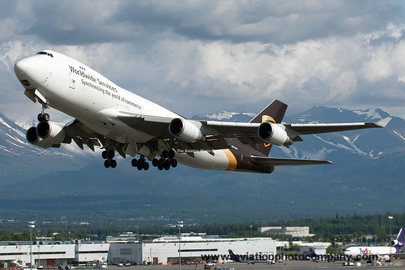 United Parcel Service Boeing 747-44AF N574UP at Anchorage (2016)