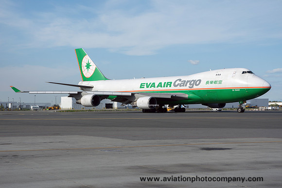 EVA Air Cargo Boeing 747-45EF(SCD) B-16481 at Anchorage (2016)