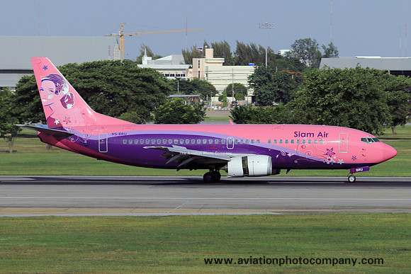 Siam Air Boeing 737-3J6 HS-BRU (2015)