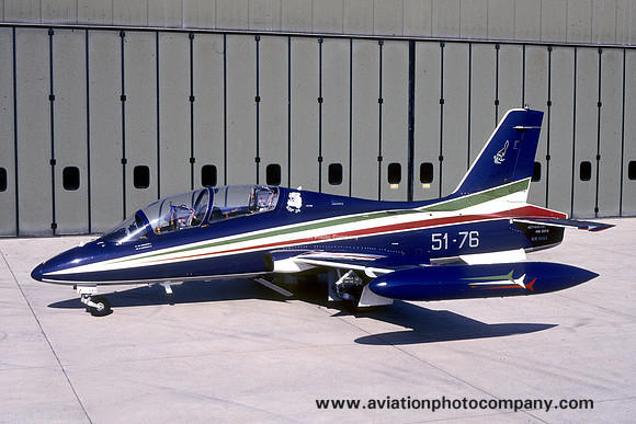 Italian Air Force Freccce Tricolori Aermacchi MB-339A MM54543/51-76 (2008)