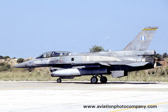 Greek Air Force 340 Mira General Dynamics F-16D Fighting Falcon 605 (2008)