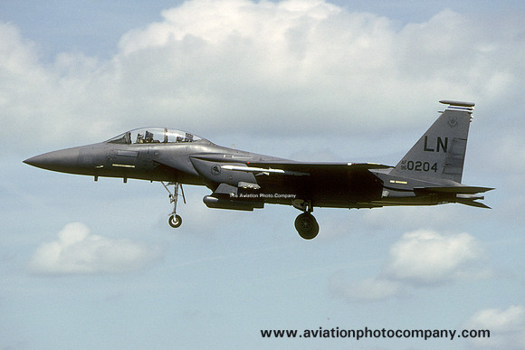 USAF 48 FW 492 FS McDonnell Douglas F-15E Strike Eagle 96-0204/LN (2003)
