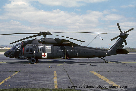US Army Sikorsky UH-60A Blackhawk 81-23597 at Rhein Main (1990)