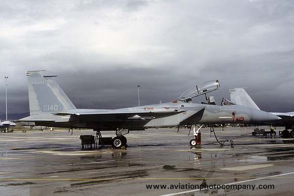 USAF Hawaii ANG 199 FS McDonnell Douglas F-15B Eagle 74-0140 (1993)
