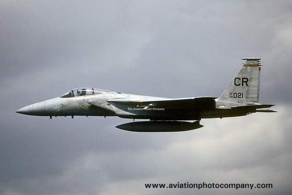 USAF 32 TFS McDonnell Douglas F-15C Eagle 79-0021/CR (1986)