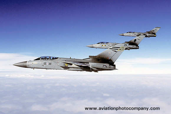 RAF 25 Squadron Panavia Tornado F.3 ZE165/ZK (1998)