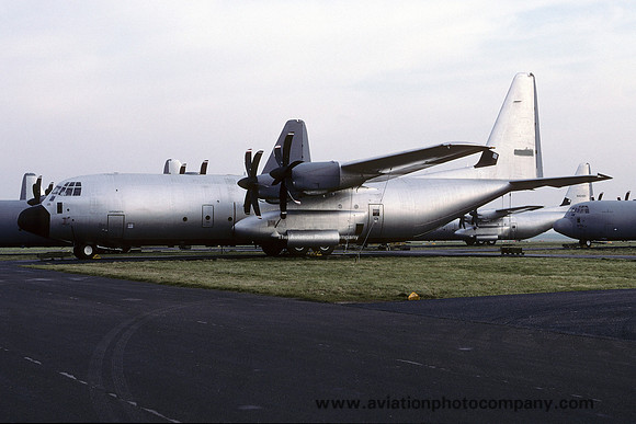 RAF Lockheed C-130J Hercules C.4 ZH876 at Cambridge (1999)