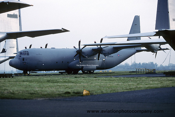 RAF Lockheed C-130J Hercules C.4 ZH879/N4080M at Cambridge (1999)